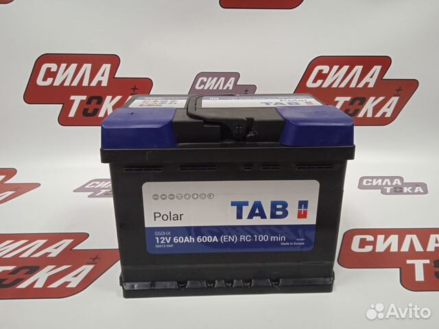 Аккумулятор Tab 60Ач 600А