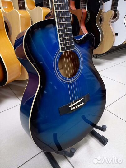 Гитара Акустическая Синяя