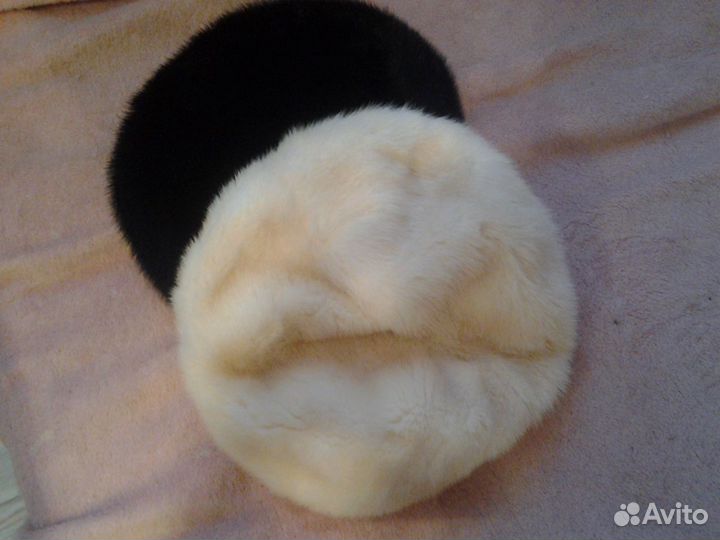 Мягкие береты из цельной норки