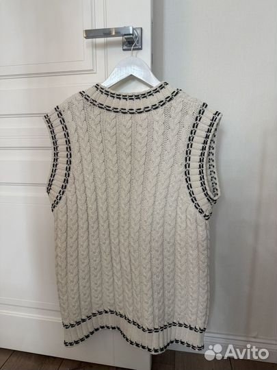 Жилетка женская вязаная zara