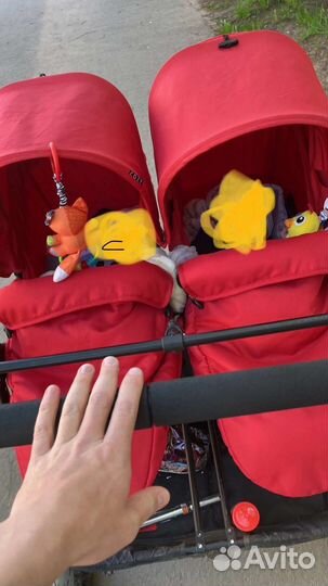 Коляска 2 в 1 для двойни