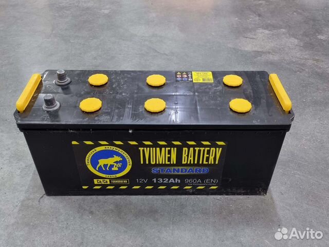Аккумулятор 6ст132 апз тюмень 960А акб