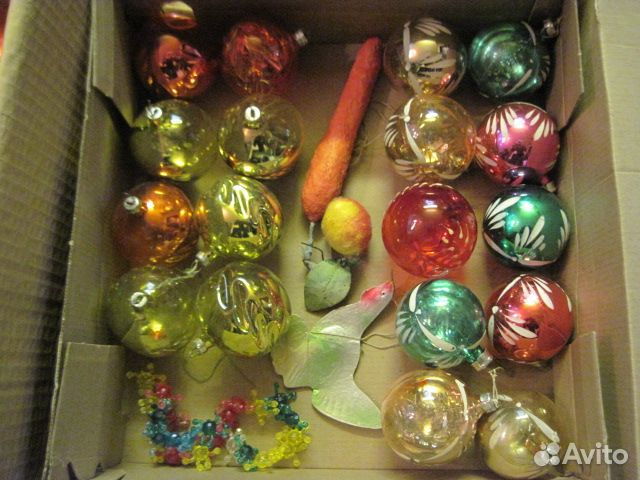 Ёлочные игрушки СССР