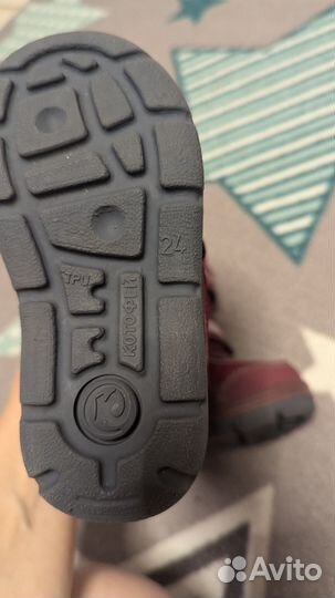 Зимние ботинки для девочки 24