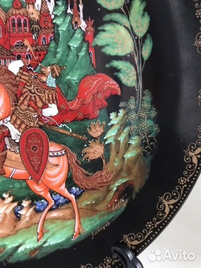 Палех тарелки