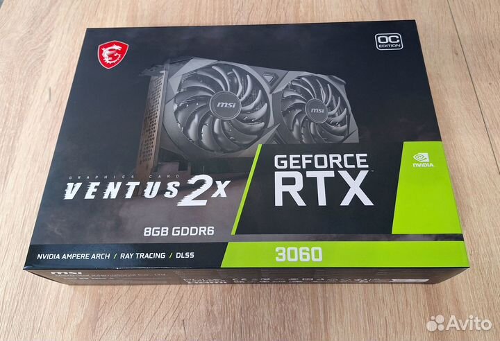 Новая MSI GeForce RTX 3060 RTX 3060 ventus 8G OC