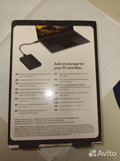 Внешний жесткий диск Seagate 4 Tb