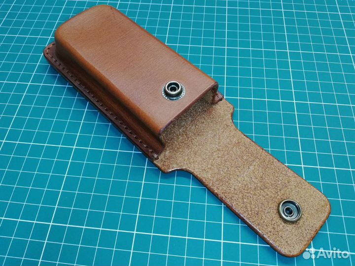 Чехол из натуральной кожи для складного ножа