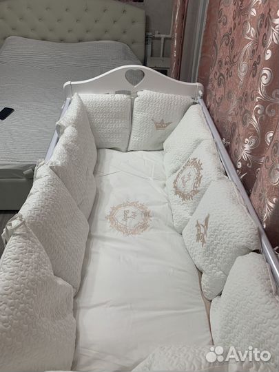 Комплект постельного белья с бортиками