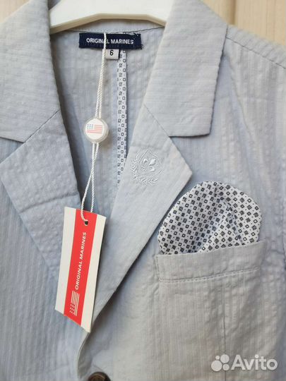 Пиджак для мальчика 6 Новый original marines