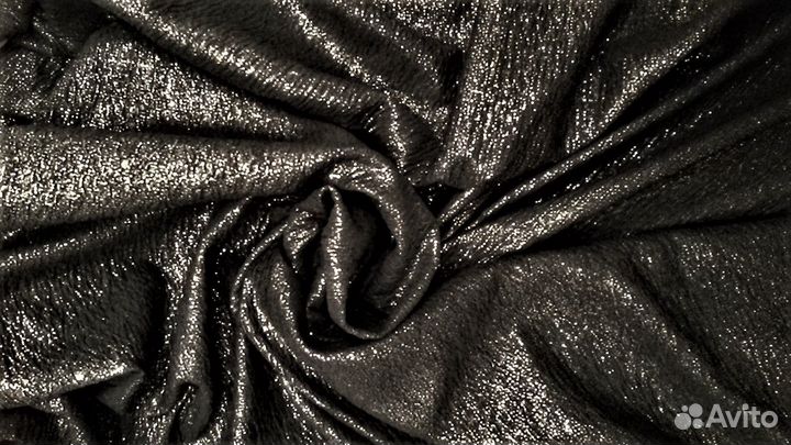 Ткань стрейч. Серебристый блеск