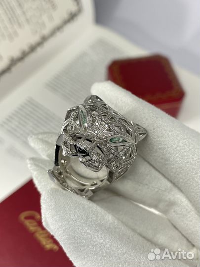 Cartier panthere кольцо пантера