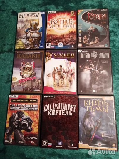 Коробочные версии игр для компьютера (лицензия)