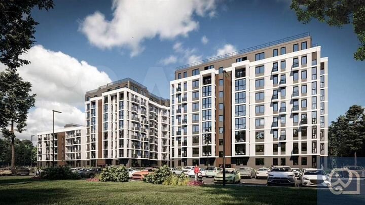 2-к. квартира, 80,7 м², 6/9 эт.