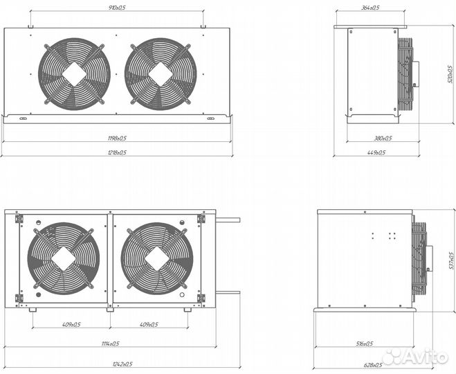 Холодильная сплит-система Intercold LCM 443FT