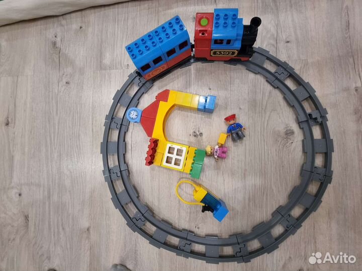 Lego дупло железная дорога