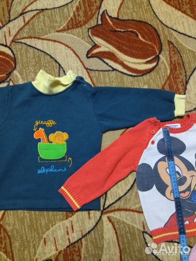 Кофты для девочки 80см