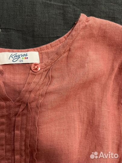 Льняная блузка для девочки