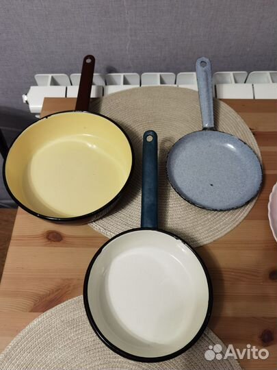 Эмалированные сковороды СССР