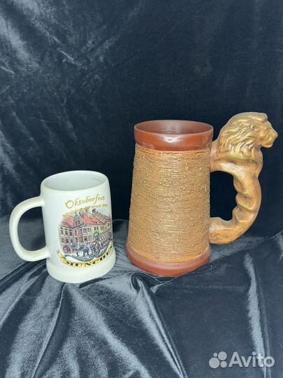Две коллекционные пивные кружки
