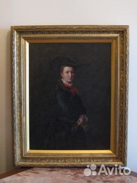 Картина Портрет молодой женщины 19 век