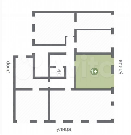 1-к. квартира, 42,6 м², 6/7 эт.