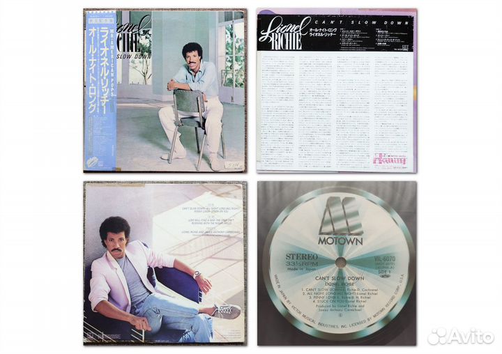 Lionel Richie – Can't Slow Down-83-LP- Japan