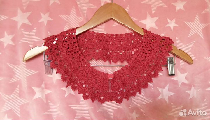 Ажурный (кружевной) воротничëк, ручное творчество