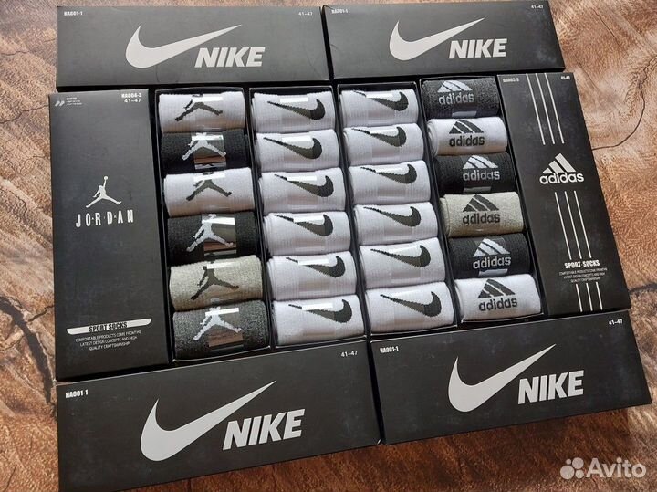 Носки Nike Adidas Jordan качество