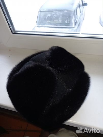 Норковая шапка мужская ушанка
