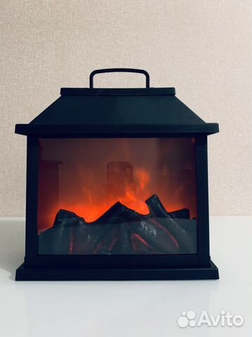 Декор интерьера/камин/светильник/ночник