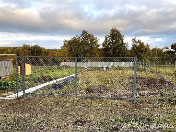 Забор из сетки Рабица