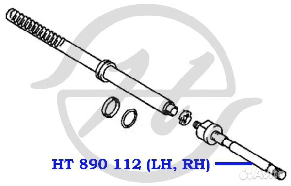 Тяга рулевая прав / лев