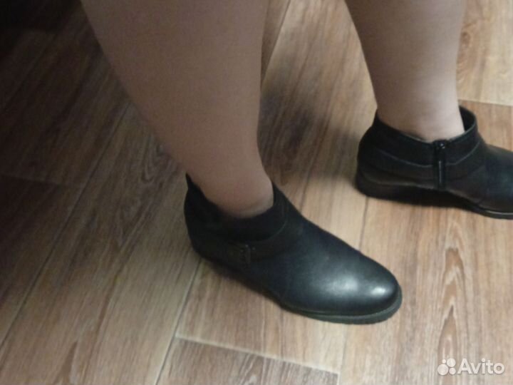 Ботинки осенние женские 40 размер натуральная кожа
