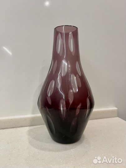 Ваза цветное стекло СССР