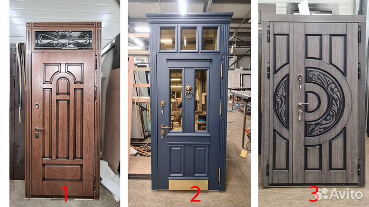 Парадные двери на дом. Держат 45 градусов