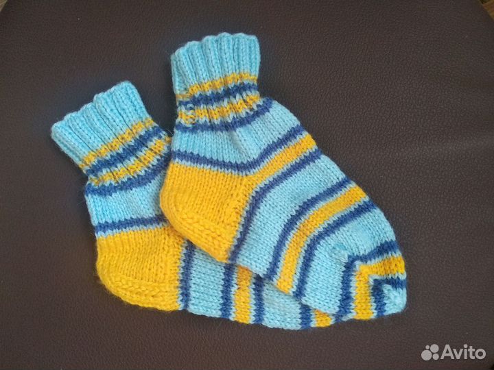 Носки детские ручная вязка
