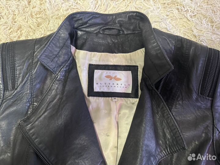Куртка кожаная женская
