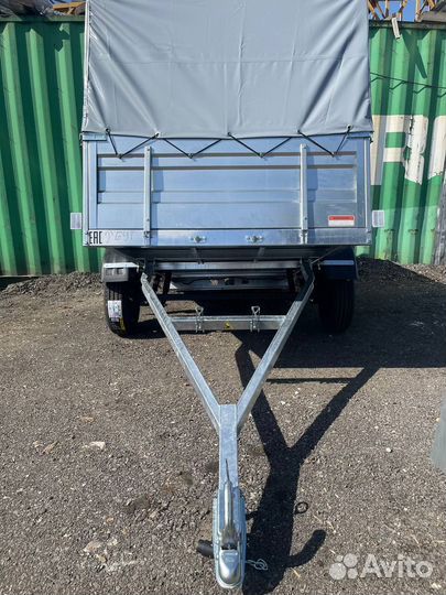 Прицеп «Спутник» 2540х1300х500 с высоким тентом