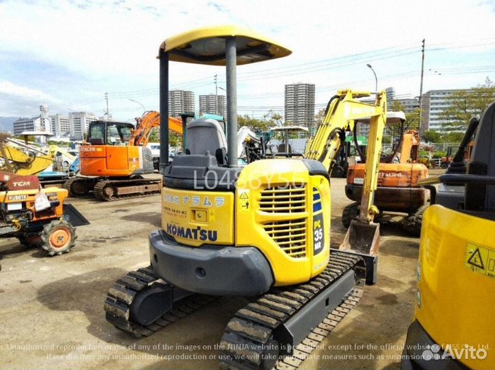 Мини-экскаватор Komatsu PC35MR-3, 2014