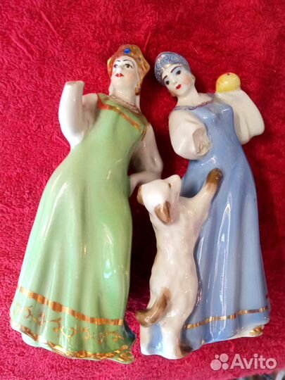 Статуэтки Песочное. Олимпийский миша. Царевна.Маче