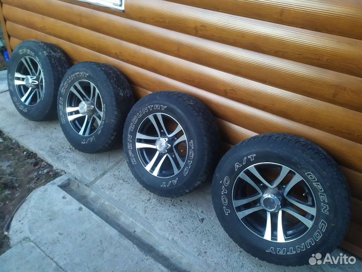 Литые диски,рез.Toyo Open Country A/T 225/70 R16