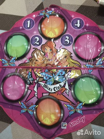 Танцевальный коврик Smoby Winx