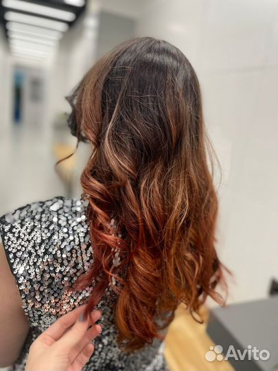 Окрашивание волос airtouch