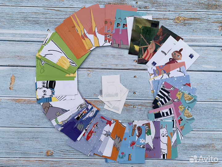 Наклейки с муми троллями из ленты