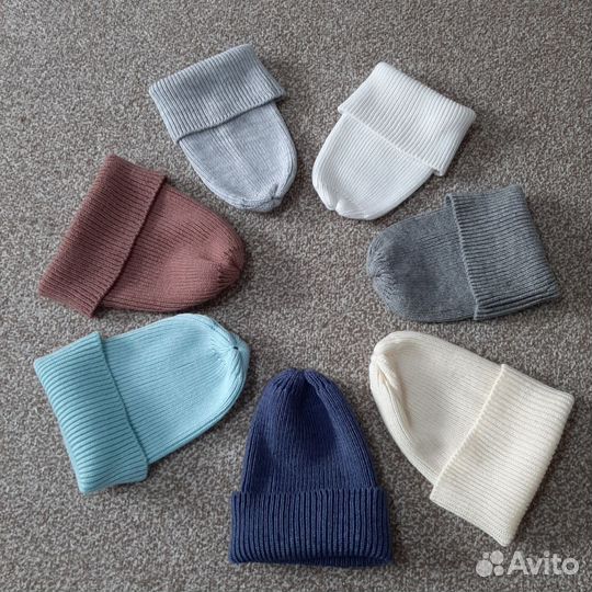 Комплект шапка+снуд ручная работа