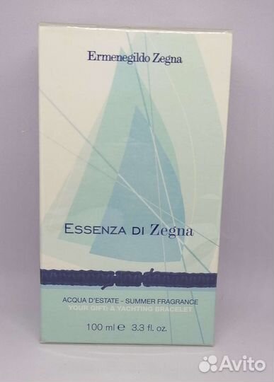 Туалетная вода zegna acqua D'estate summer