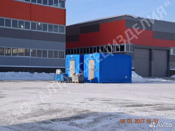 Блочно-модульный склад лвж