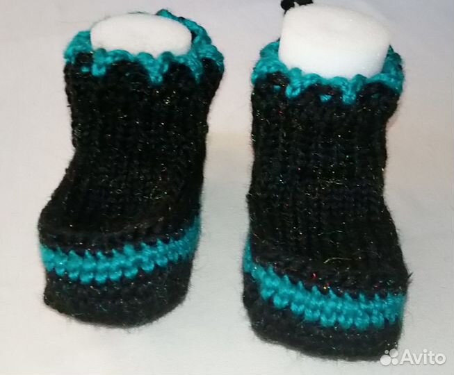 Пинетки для мальчиков теплые