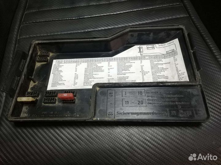Крышка блока предохранителей Bmw E36